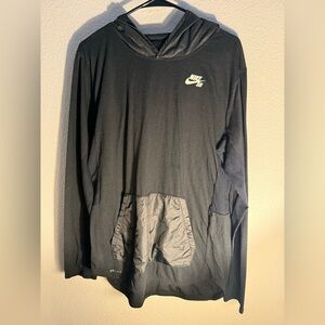 Nike SB Black Pullover Drive Fit Hoodie Size Large